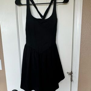 Black Sporty “Tennis” Dress